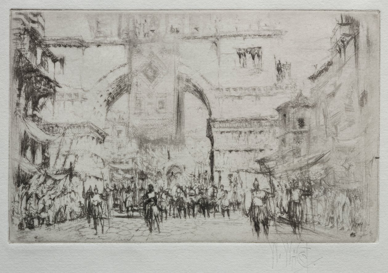 Hadrien entrant à Salonique - William Walcot