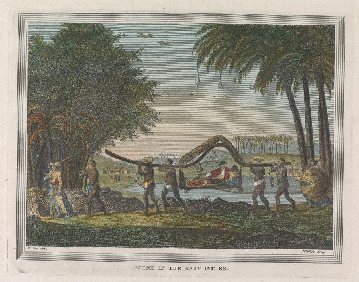 Scène dans les Indes orientales - William Walker