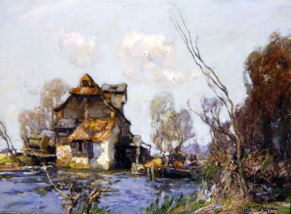 Vieux moulin sur l