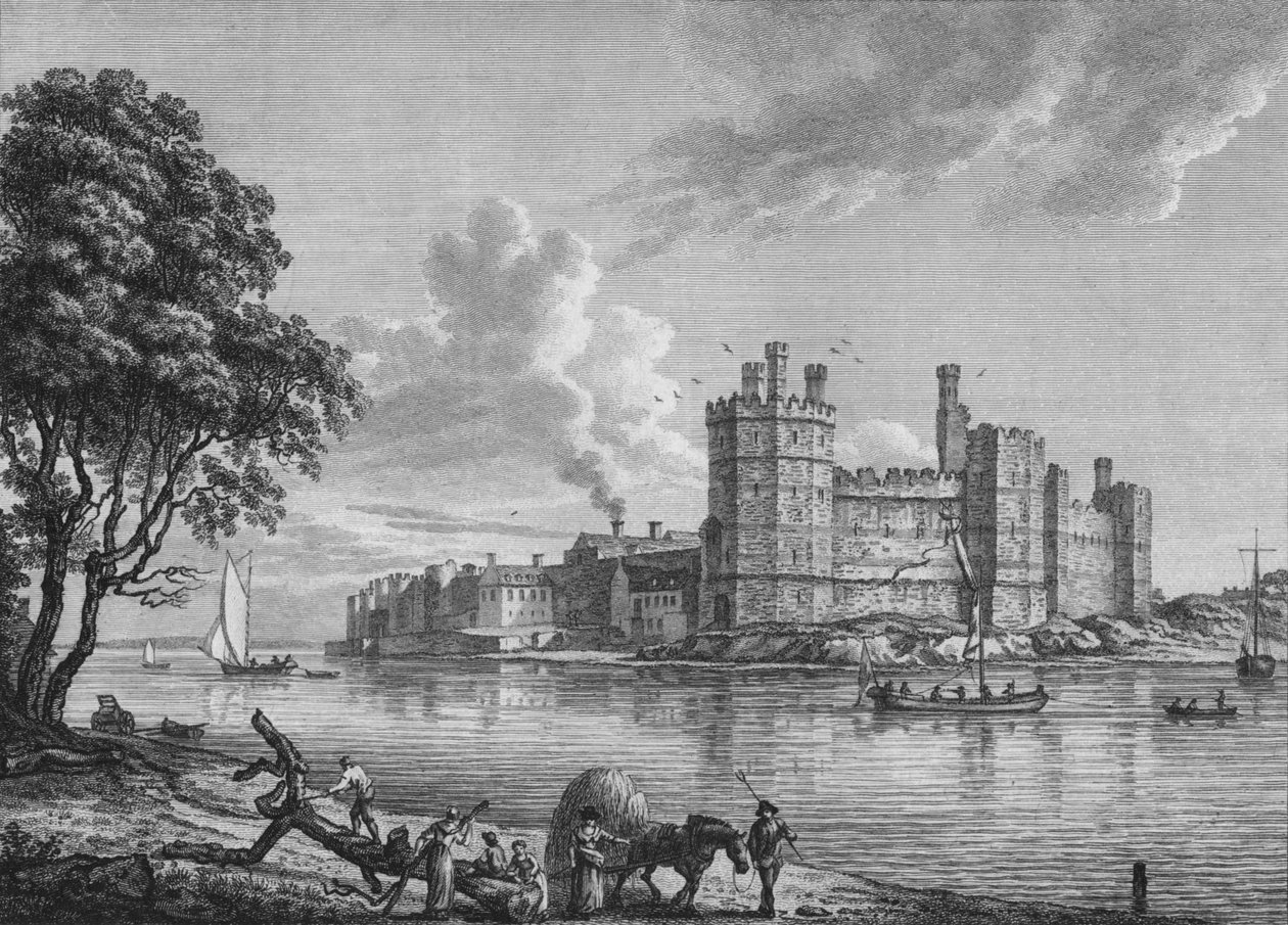 Château de Caernarvon, 1778 - William Watts