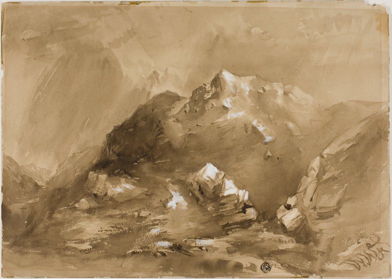 Montagnes brumeuses - William West
