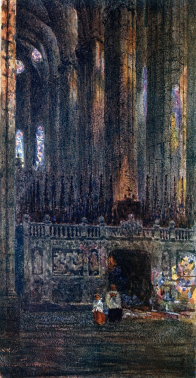 Barcelone, dans la Cathédrale - William Wiehe Collins