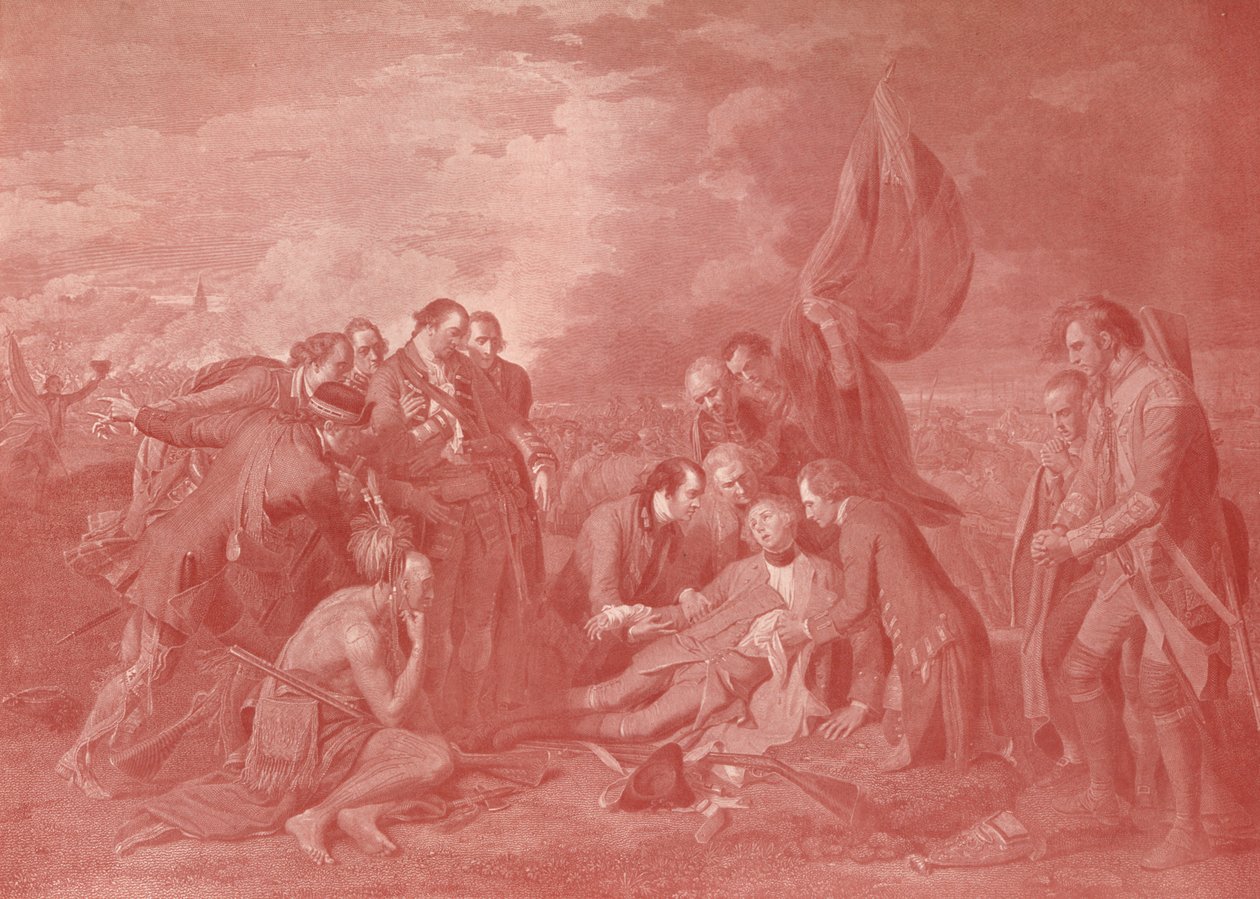 La mort du général Wolfe, c1776 - William Woollett