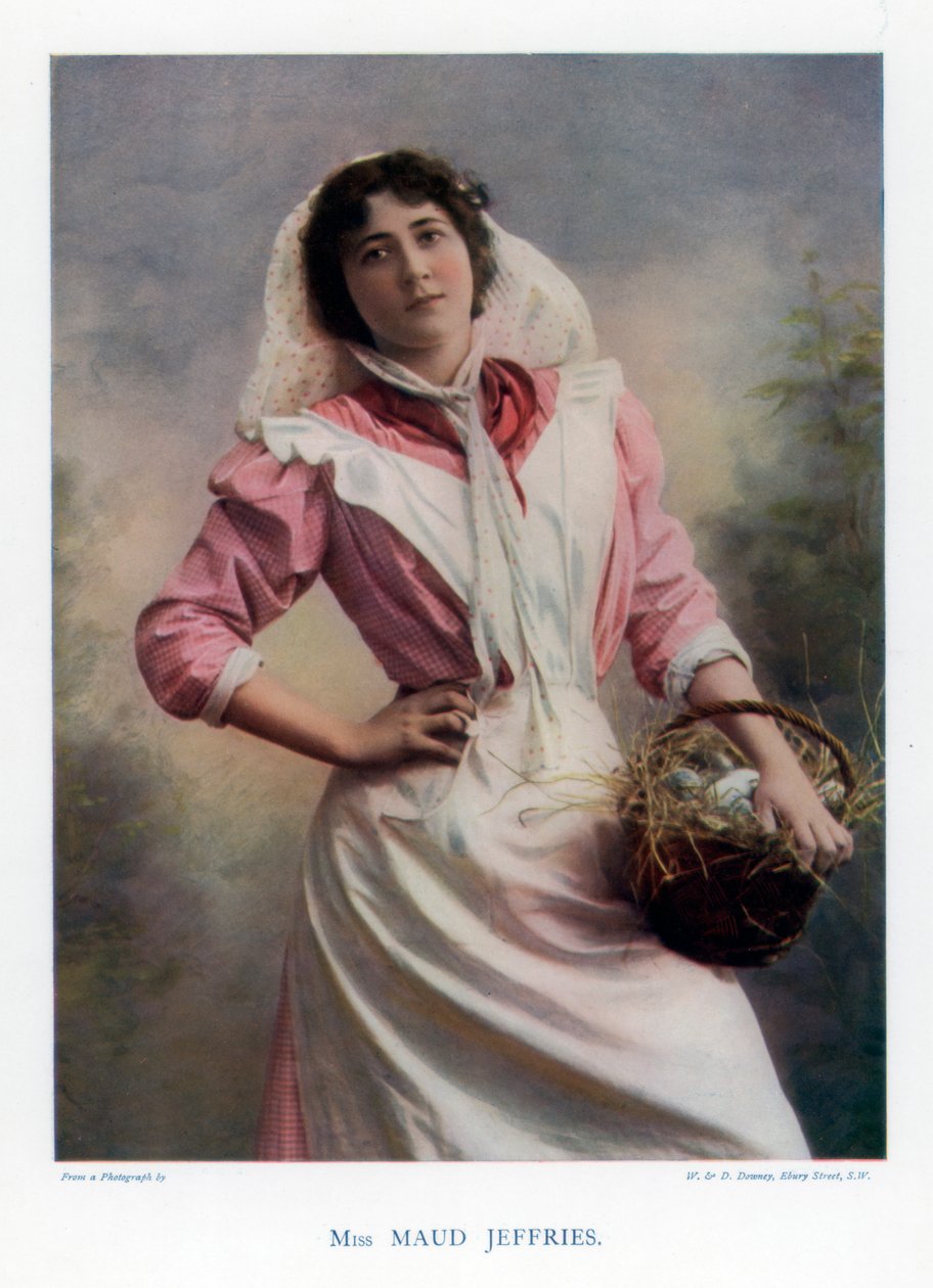 Maud Jeffries, actrice américaine, 1901 - William and Daniel Downey
