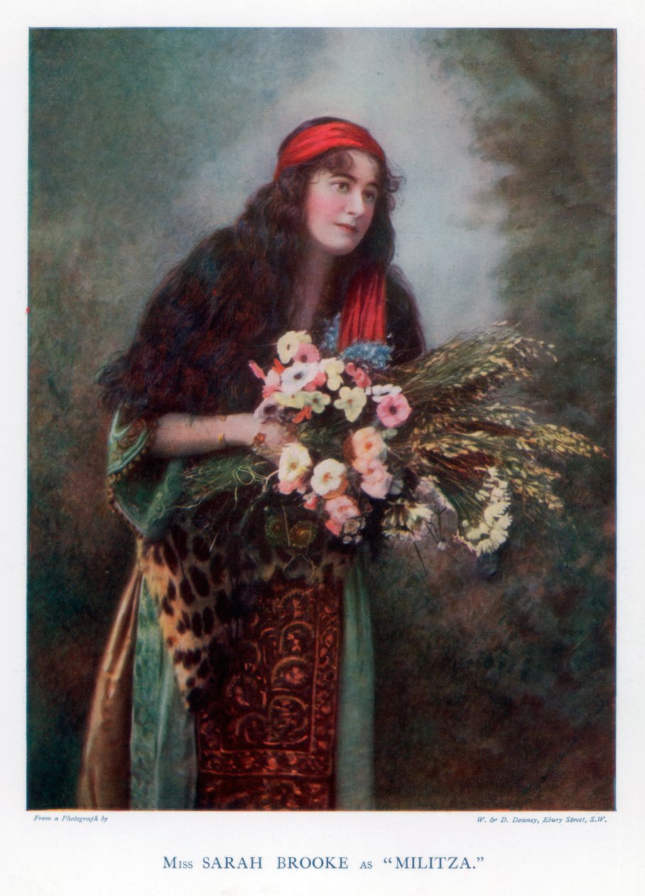 Sarah Brooke, actrice britannique, 1901 - William and Daniel Downey