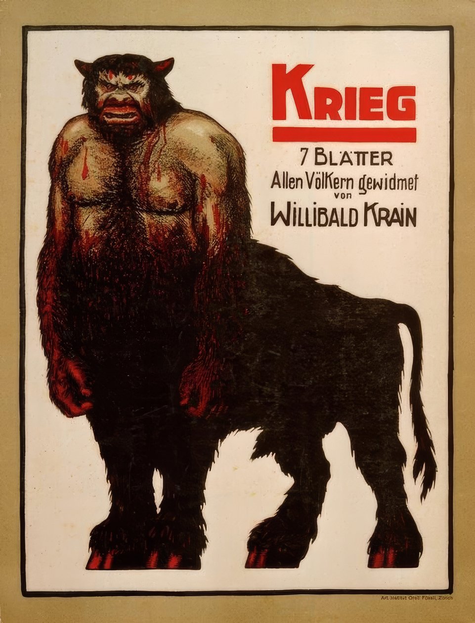 La guerre - Willibald Krain