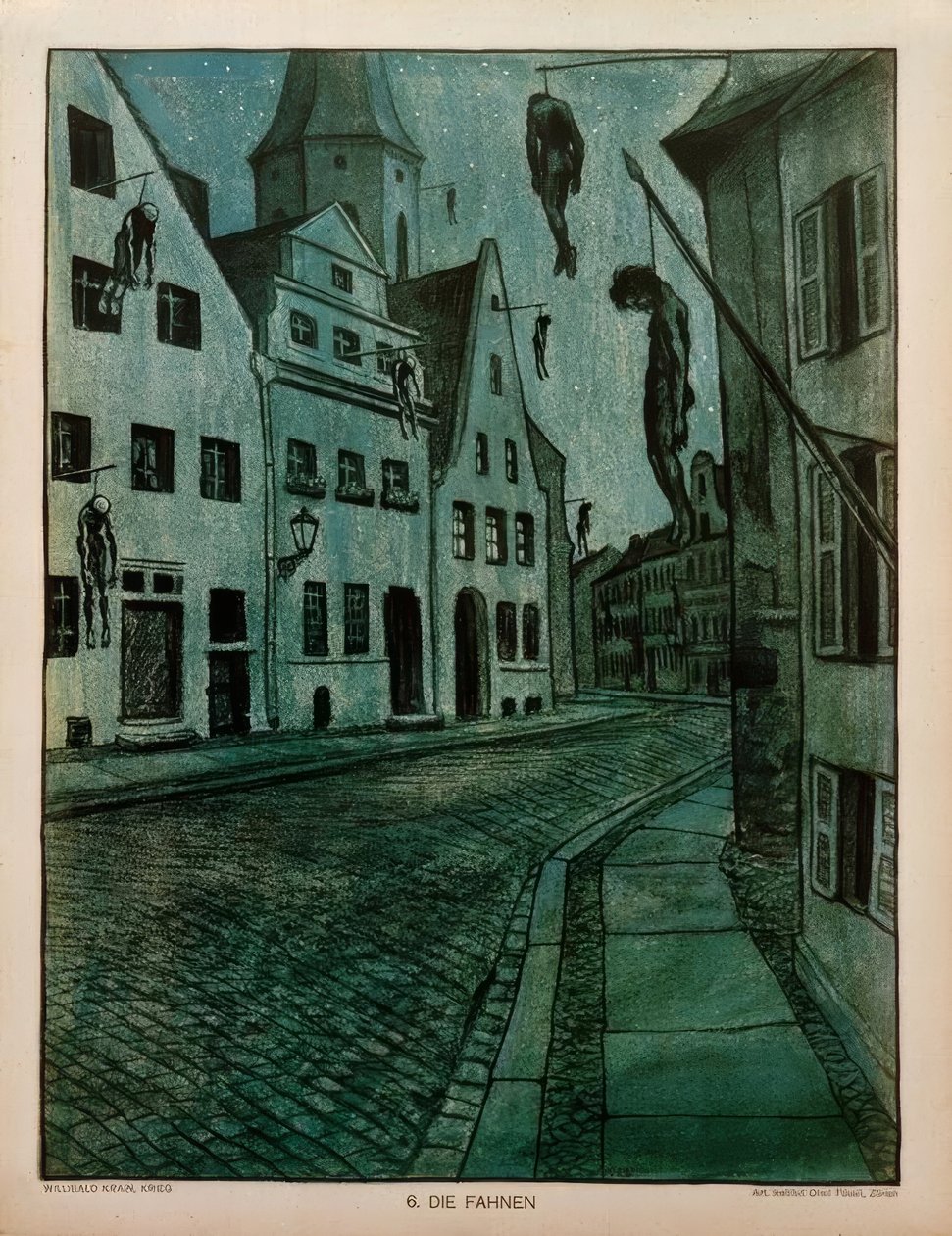 W. Krain, Les Drapeaux - Willibald Krain