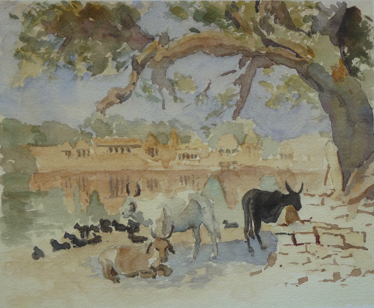 Jaisalmer - Gadi Sagar (croquis) - Wilson Clive