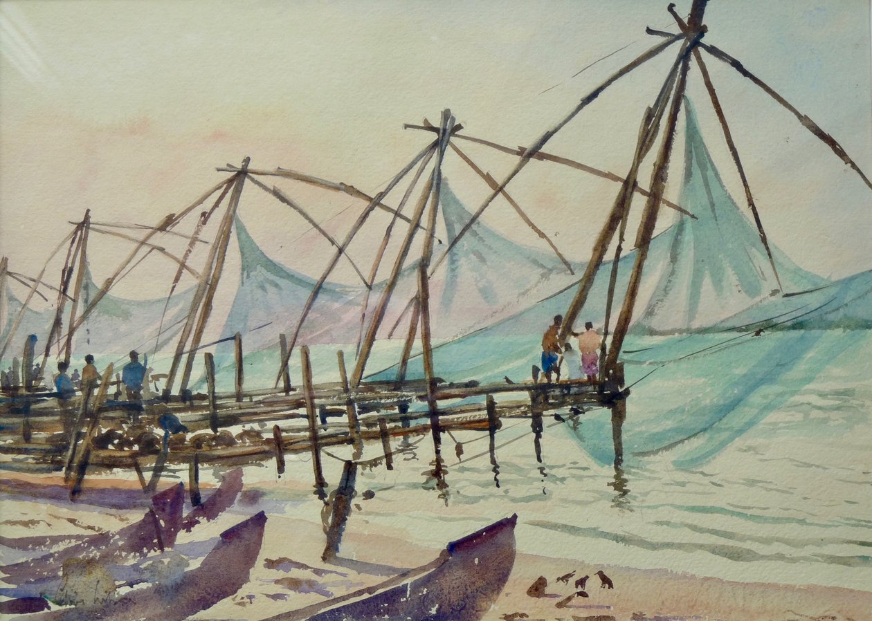 Filets de pêche, Fort Cochin - Wilson Clive