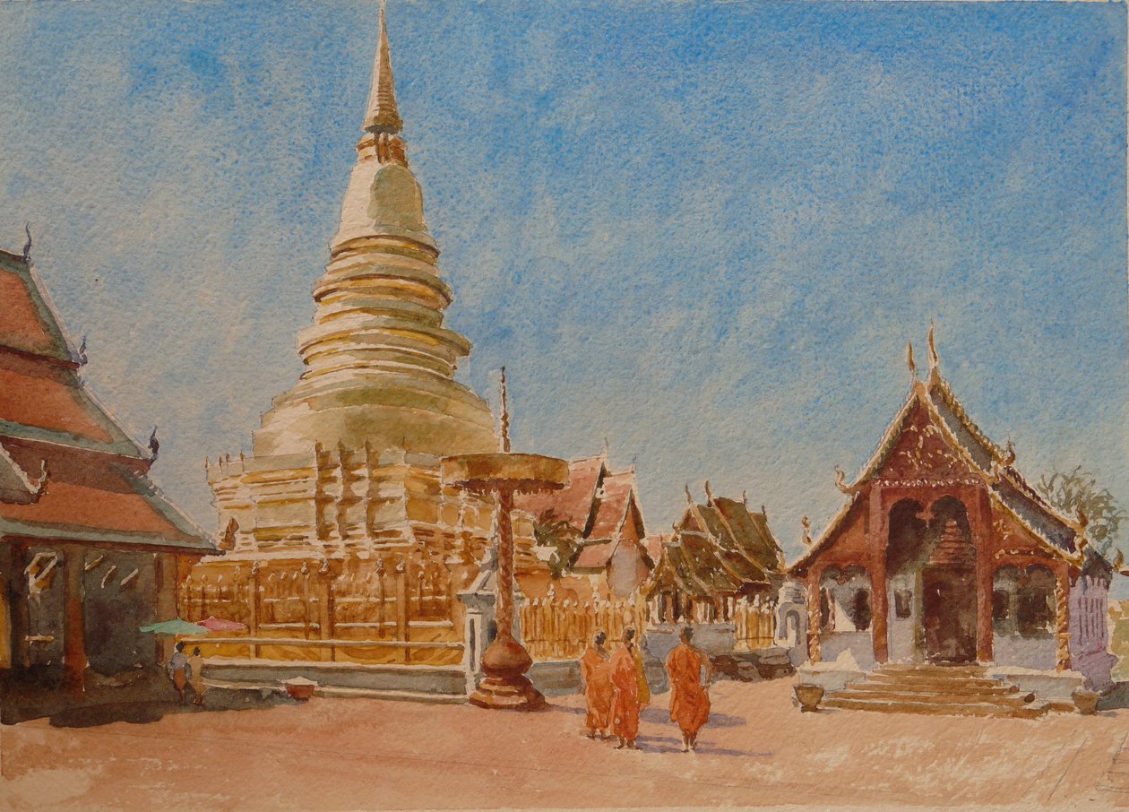 879 Wat Phrathat Haripunchai, Lamphun - Wilson Clive