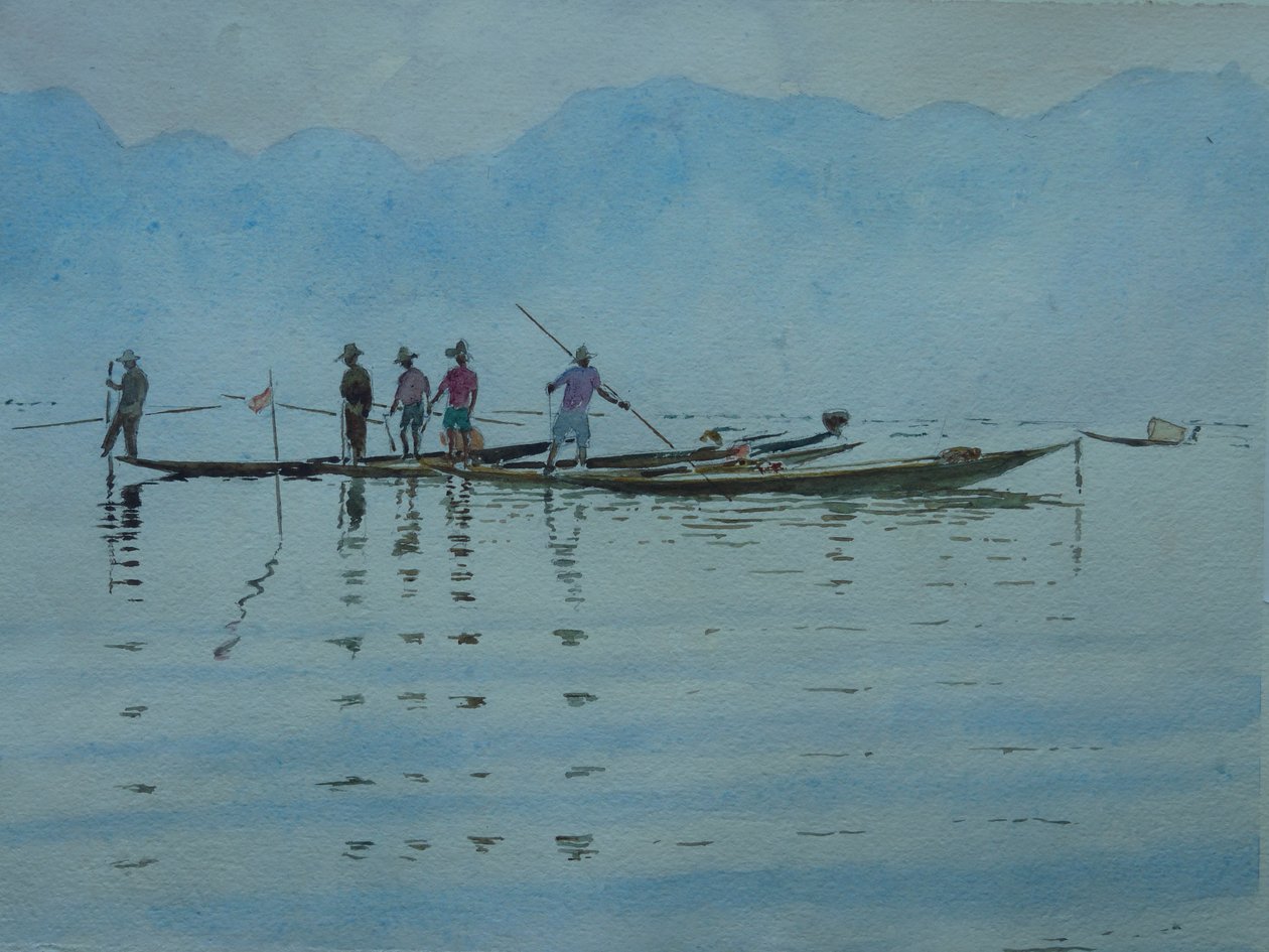 923 Pêche au lac Inle - Wilson Clive