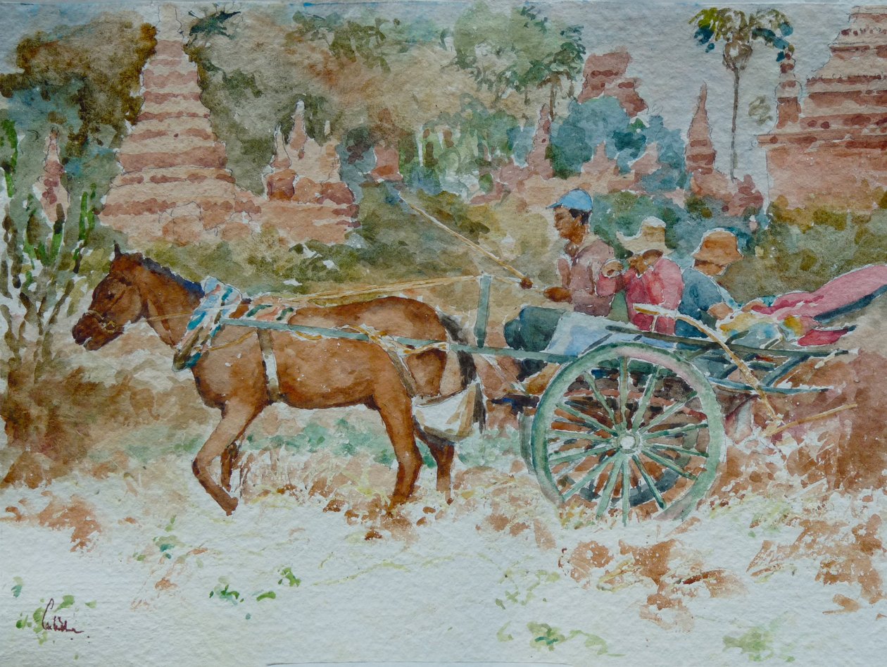 924 Une Balade autour des Temples, Bagan - Wilson Clive