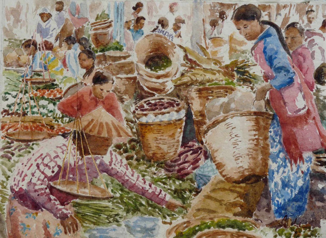 933 Légumes, marché de Nampan - Wilson Clive