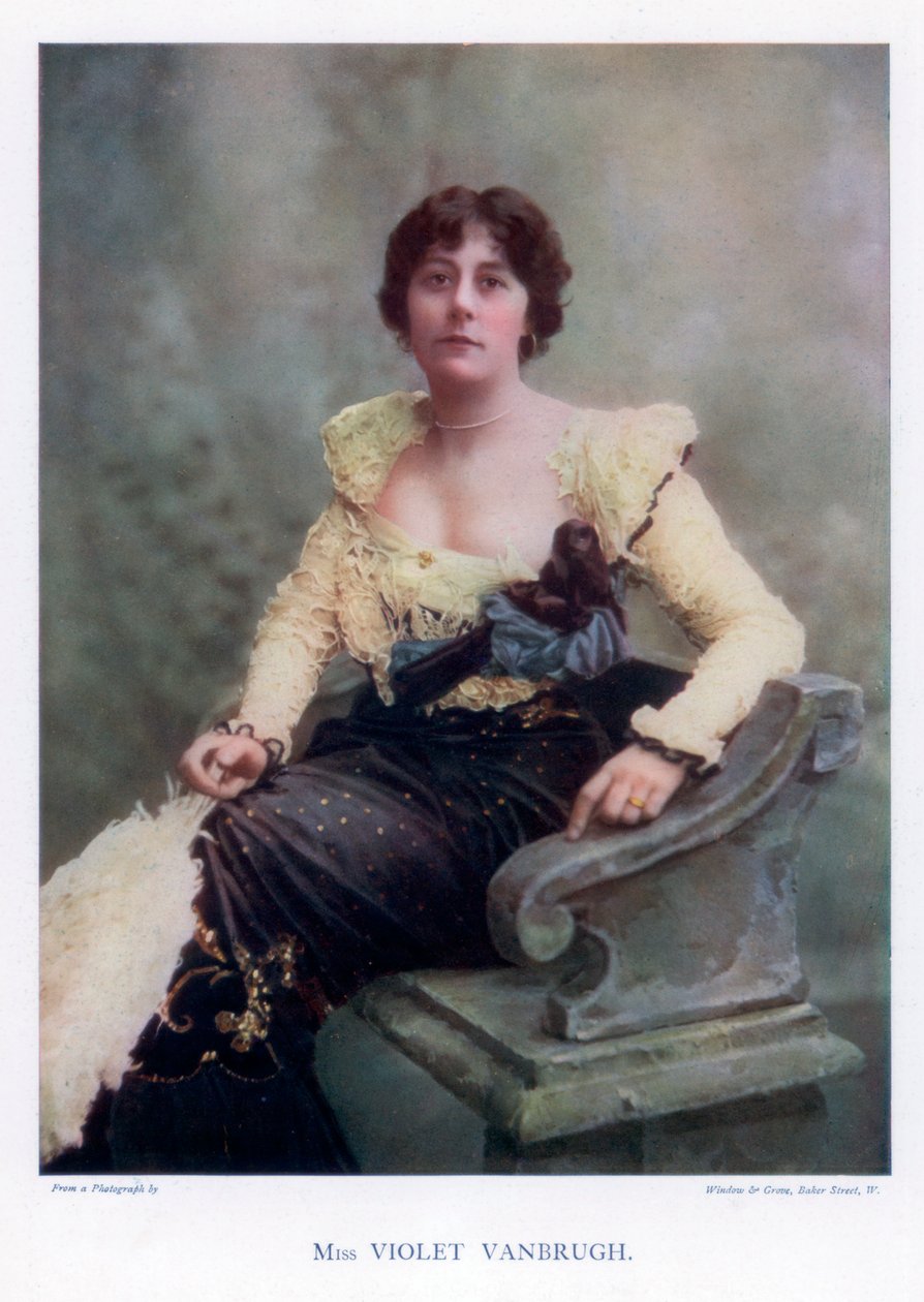 Violet Vanbrugh, actrice anglaise, 1901 - Window and Grove