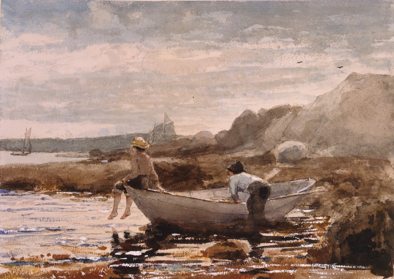 Garçons dans une doris, 1880 - Winslow Homer
