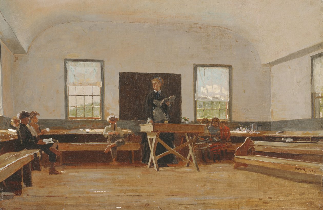 École de campagne, 1873 - Winslow Homer