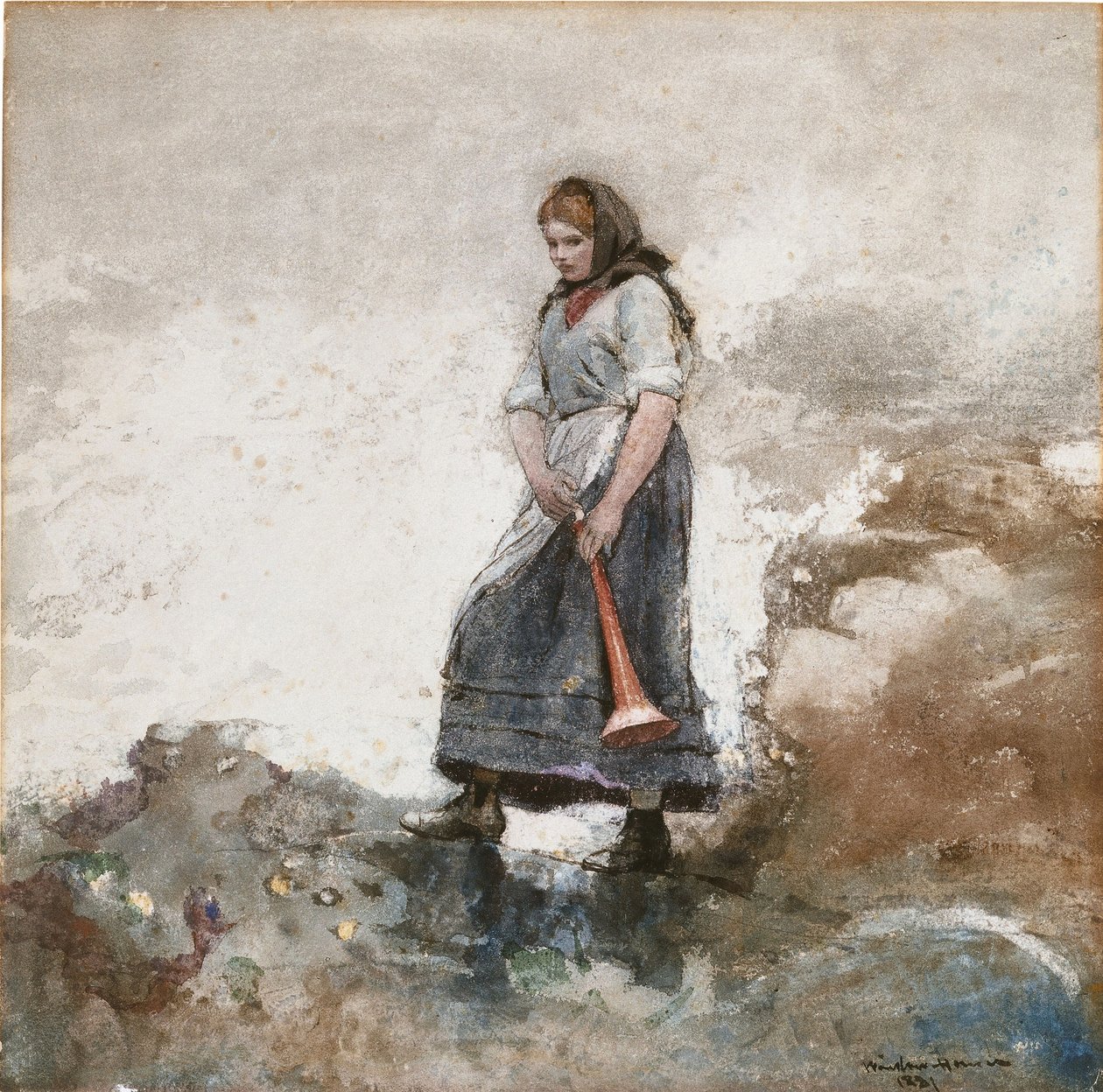 Fille du garde-côte - Winslow Homer
