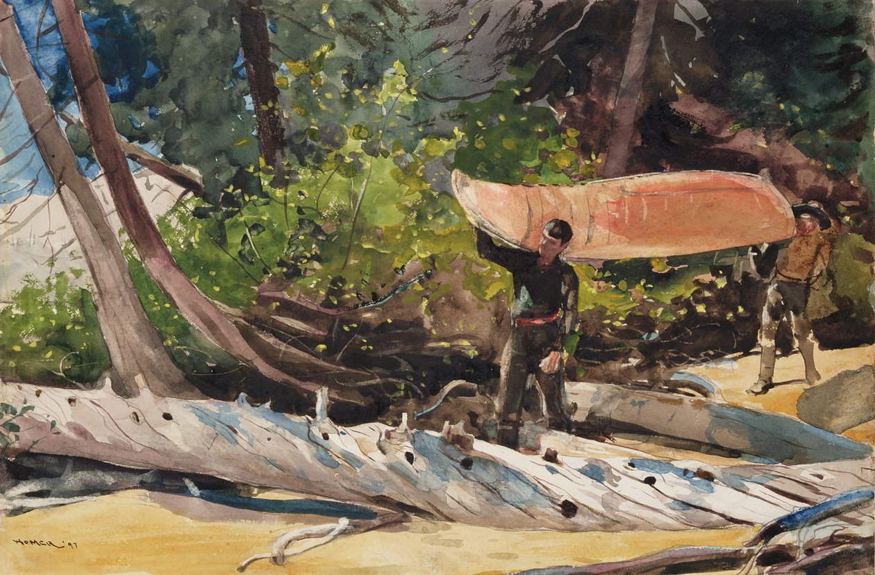 Fin du portage, 1897 - Winslow Homer