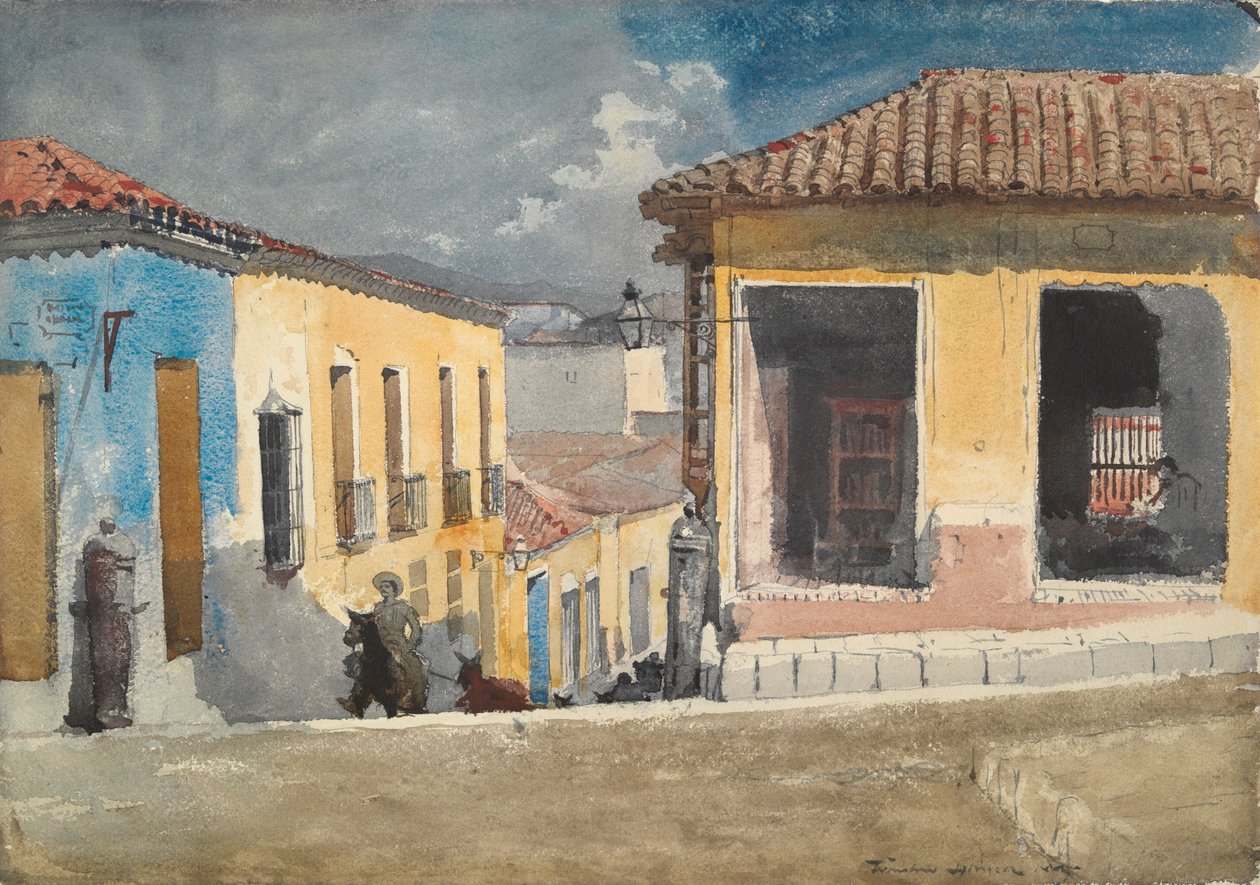Santiago de Cuba, scène de rue - Winslow Homer
