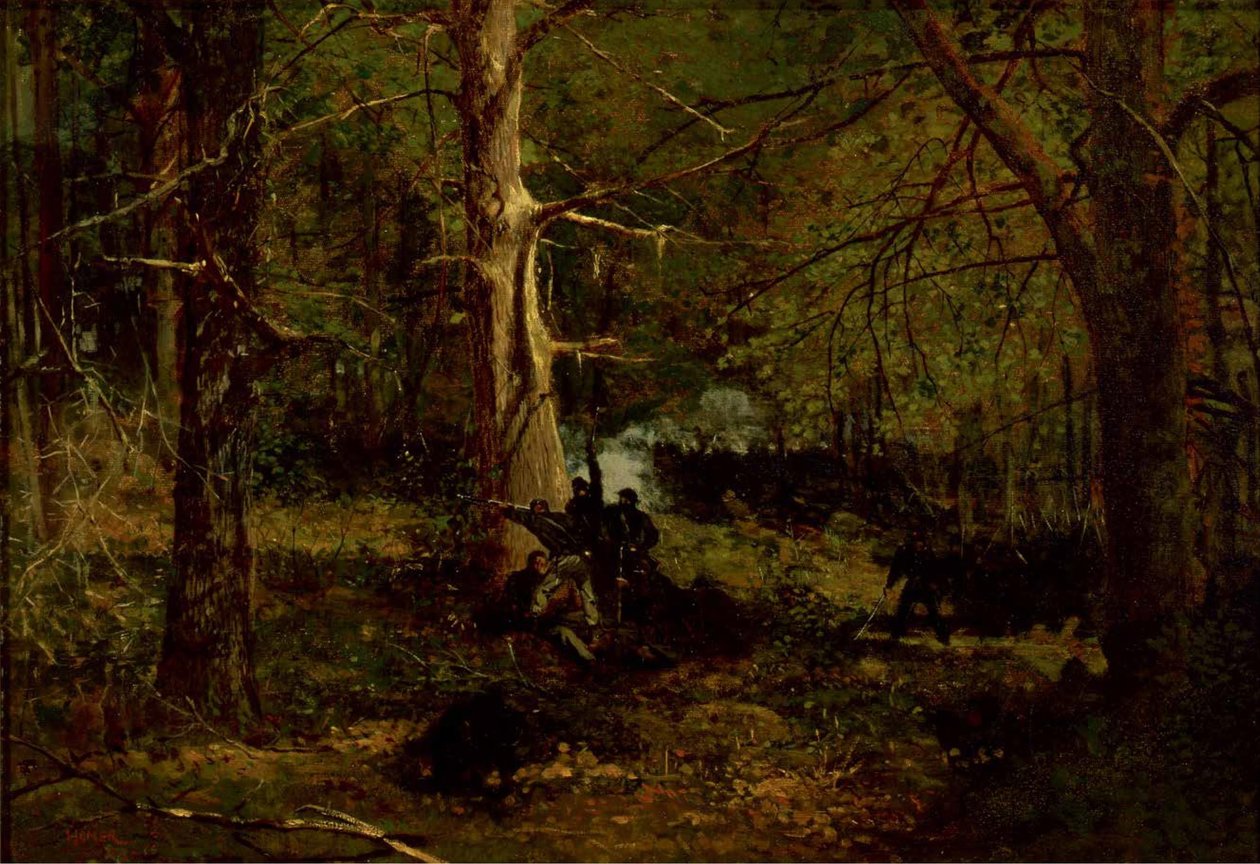 Escarmouche dans la forêt - Winslow Homer