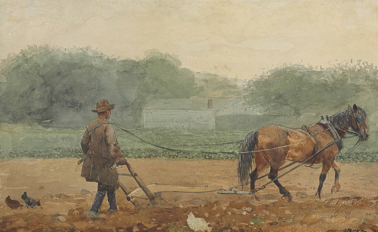 Le laboureur - Winslow Homer