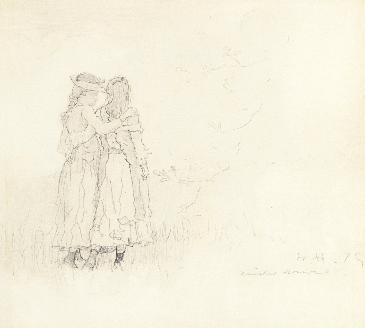 Deux filles - Winslow Homer