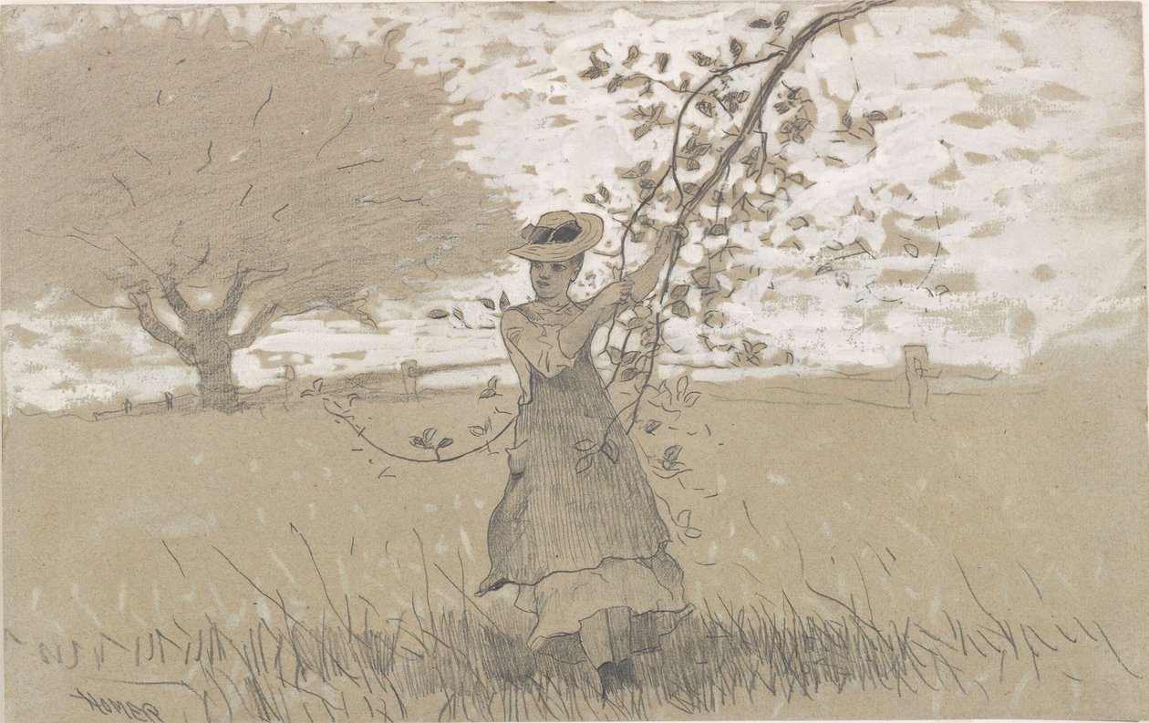 Sous les branches de pommiers - Winslow Homer