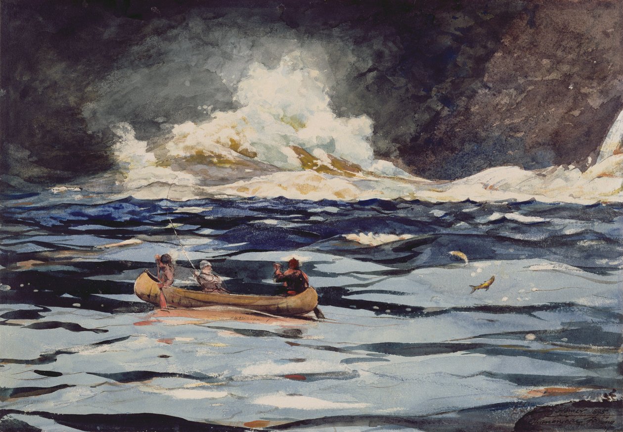 Sous les chutes, la grande décharge, 1895 - Winslow Homer