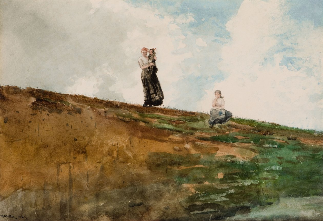Regarder depuis les falaises - Winslow Homer