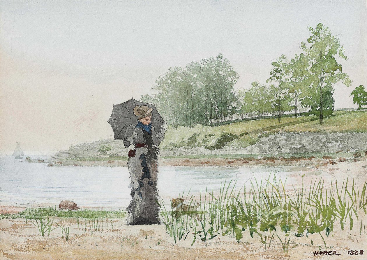 Jeune femme - Winslow Homer