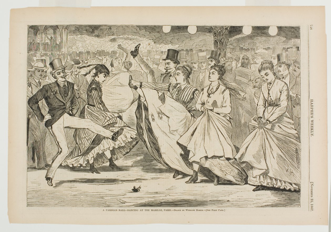 Un bal parisien au Mabille, Paris - Winslow Homer