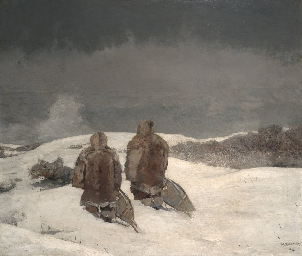 En dessous de zéro, 1894 - Winslow Homer