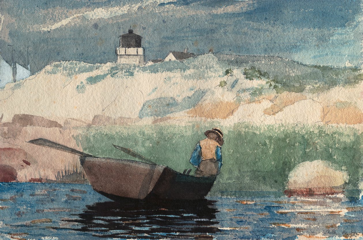 Garçon dans un bateau, Gloucester - Winslow Homer