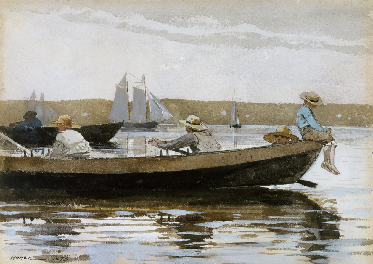 Garçons dans une doris, 1873 - Winslow Homer