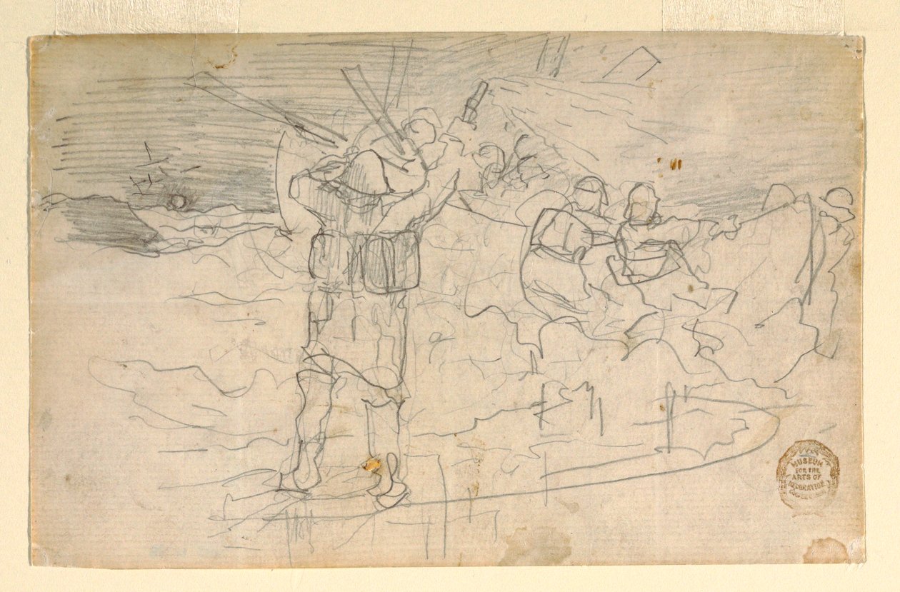 Dessin, Lumière rouge, probablement 1883 - Winslow Homer