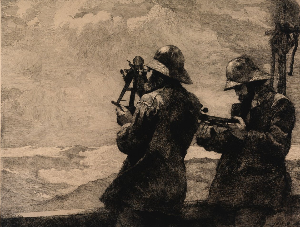 Huit cloches - Winslow Homer