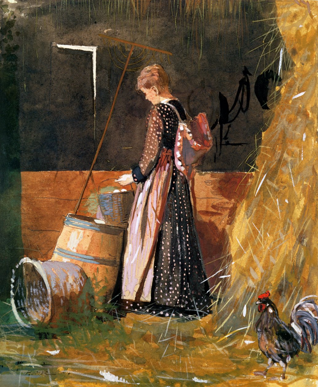Œufs frais, 1874 - Winslow Homer
