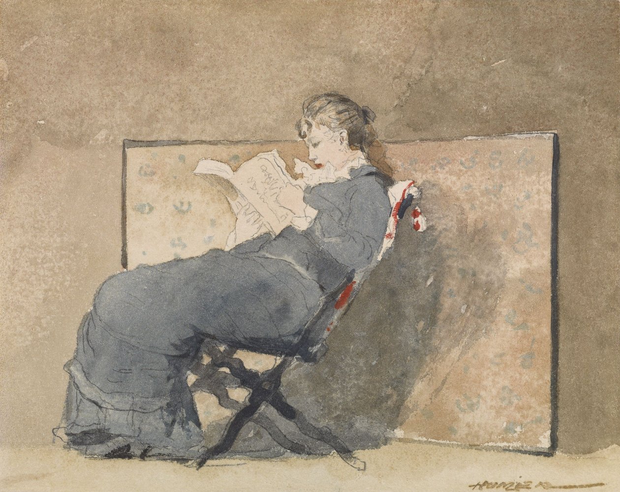 Lecture des filles - Winslow Homer