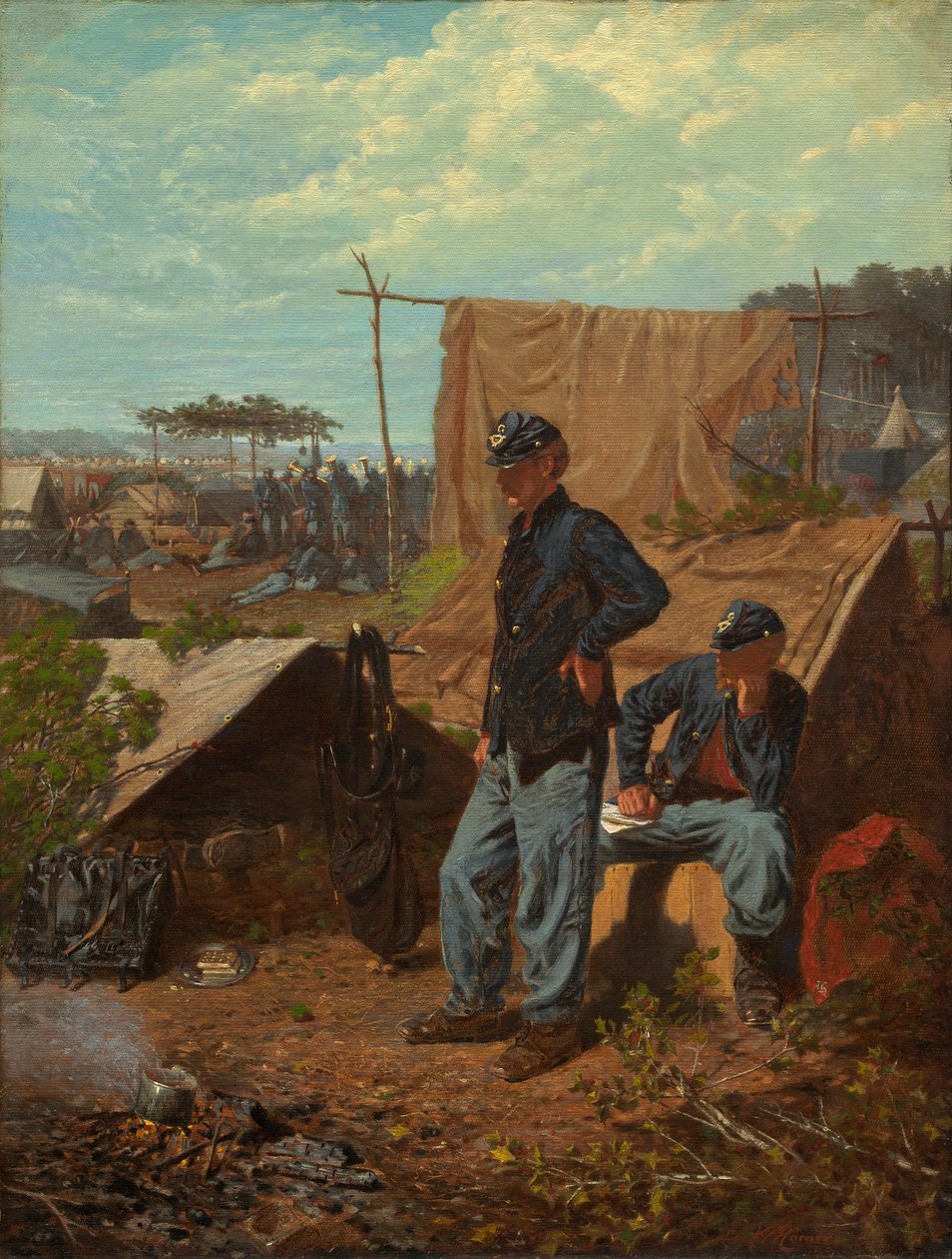 Home, Sweet Home, vers 1863 - Winslow Homer