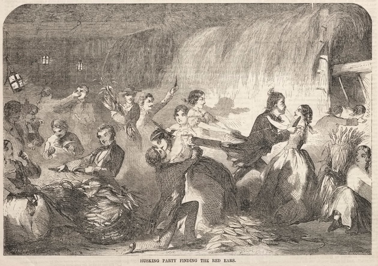 Fête du battage Trouver les Oreilles Rouges - Winslow Homer