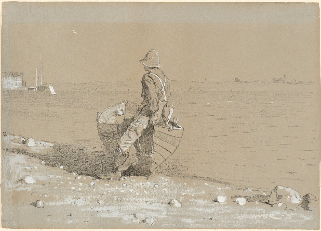 Regardant dehors, 1875 - Winslow Homer