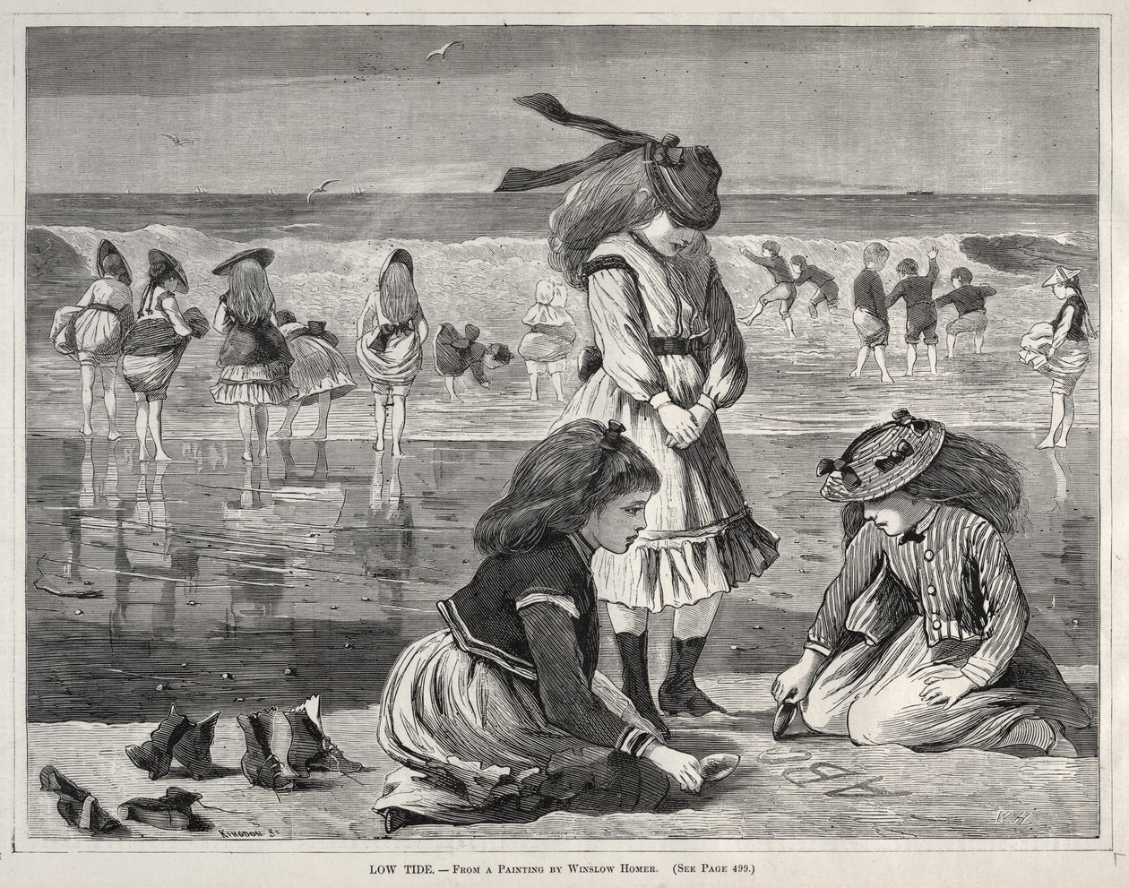 Marée basse, 1870 - Winslow Homer