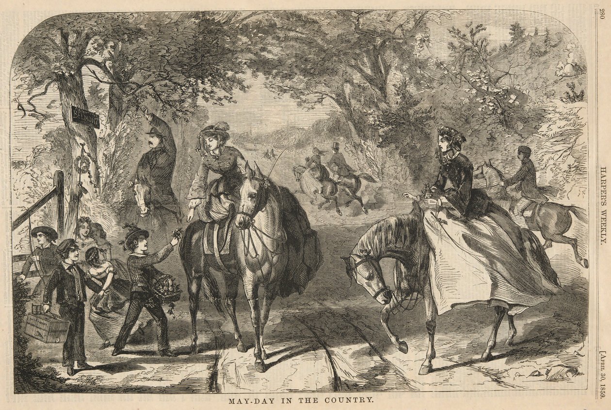 Le Premier Mai à la campagne, de Harper - Winslow Homer