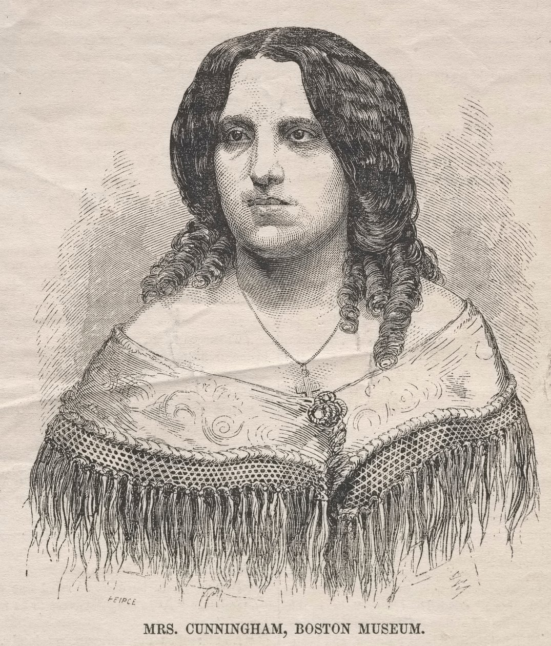 Mme Cunningham, Boston Museum, 1859 - Winslow Homer