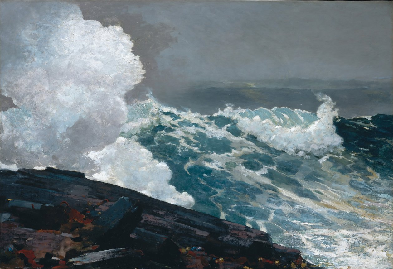 Nord-est, 1895, retravaillé en 1901 - Winslow Homer