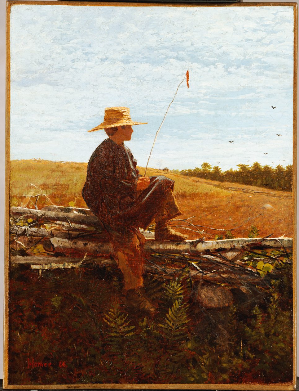 En garde, 1864 - Winslow Homer