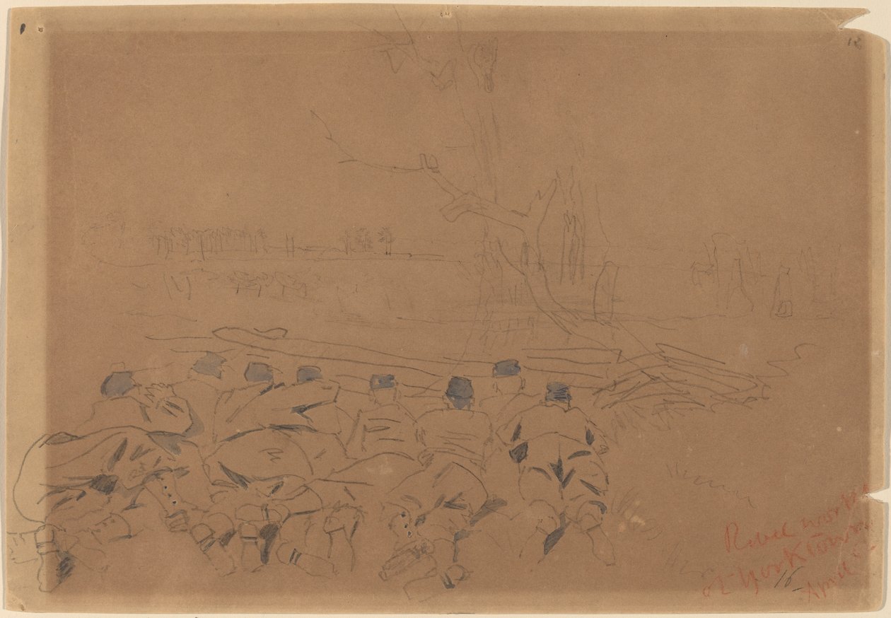 Travaux rebelles à Yorktown - Winslow Homer