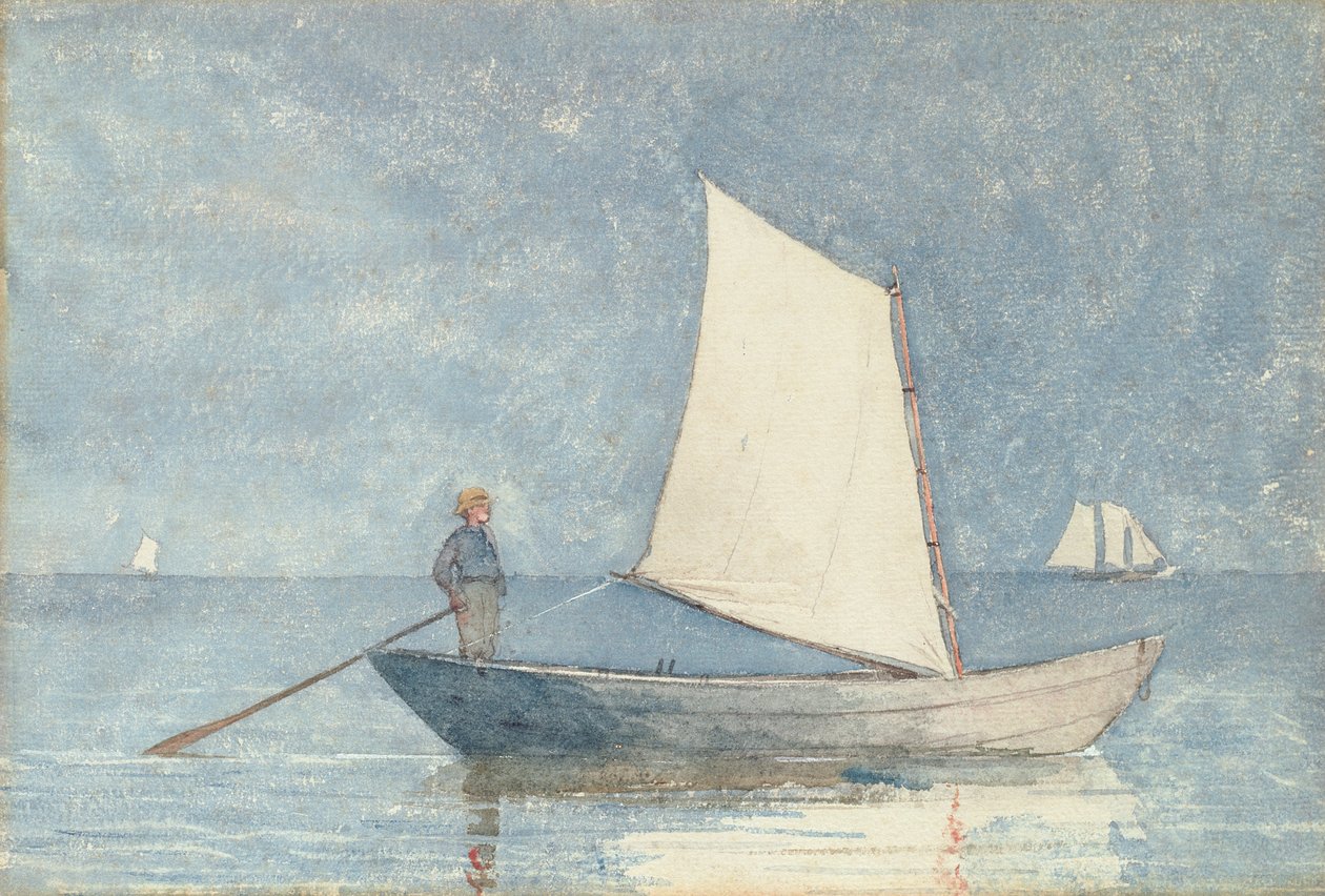 Naviguer un doris, 1880 - Winslow Homer