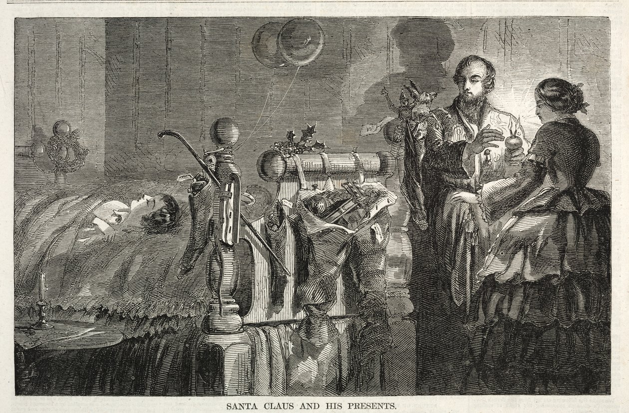 Le Père Noël et ses cadeaux, 1858 - Winslow Homer
