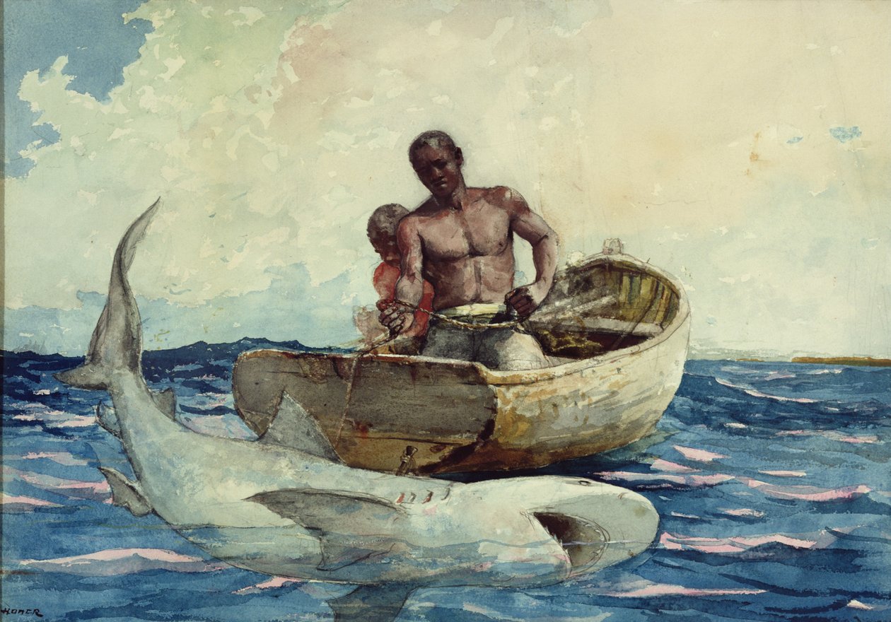 Pêche au requin, 1885 - Winslow Homer